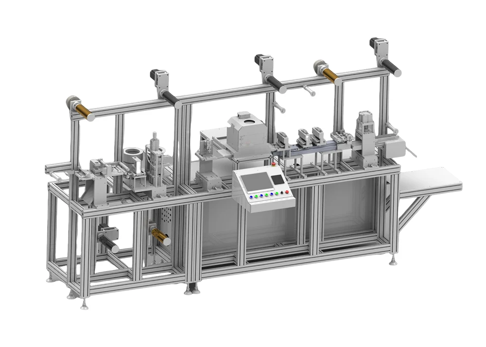 Semi-automatische productiemachine voor klikelektrodepads